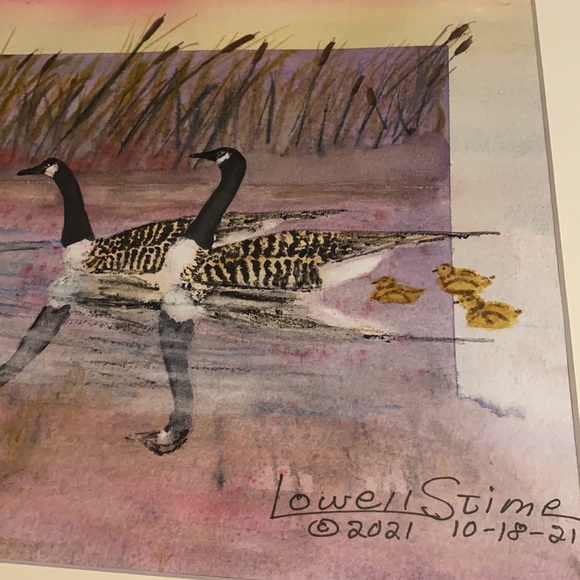 Original Watercolor 16x20 Family - Picture 3 of 6